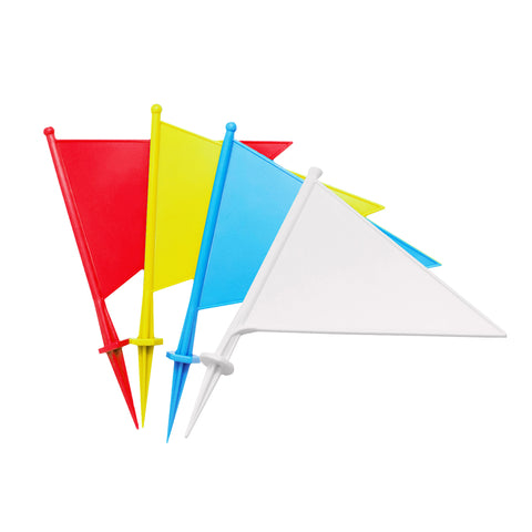 First-play Assorted Coloured Plastic Flags