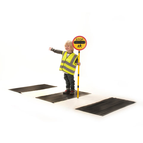 First-play Zebra Road Crossing Set