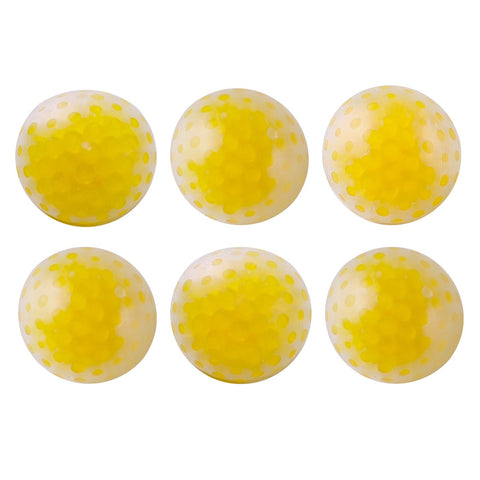 First-play 6cm Yellow Crystal Bead Balls (6)